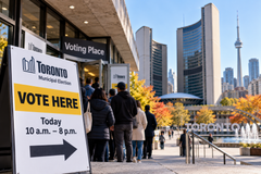 Toronto Votes Today as Preliminary Election Results Expected Tonight