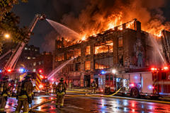 Three-Alarm Fire at Vacant Building in Toronto’s East End Investigated as Suspicious